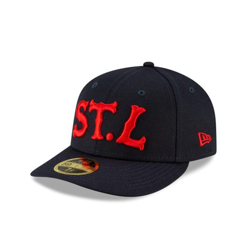 MLB St. Louis Cardinals Ligature Low Profile 59Fifty Fitted (OJR7068) - Red New Era Caps